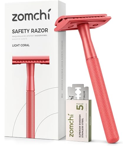 Amazon.com: ZOMCHI Women Safety Razor With 5 Double Edge Blades